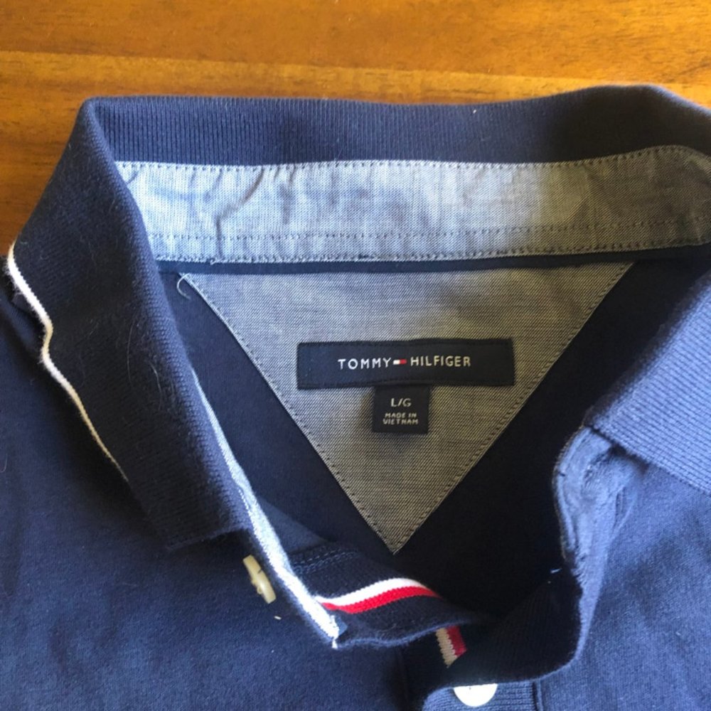 Blue Tommy Hilfiger Polo
